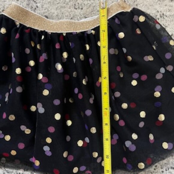 🧡3/15 Epic Threads Black Gold Pink Polka Dot Tulle Skirt Kids 5 - Picture 4 of 7